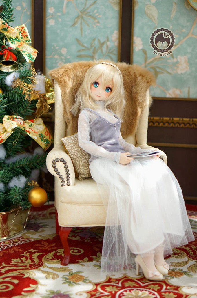 DD (S/M/L胸) 、キャミソールとチュールロングスカートの4点セット