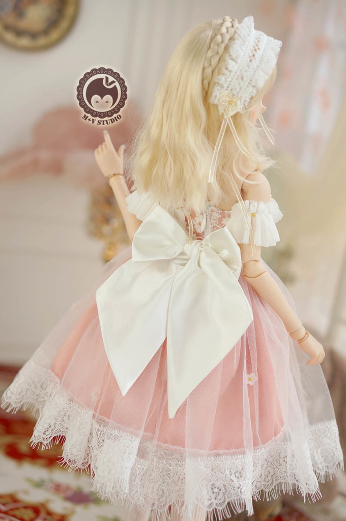 DDS(L/寄せ胸)、DD (L/寄せ胸)、肩だし2wayレースドレスお洋服3点セット