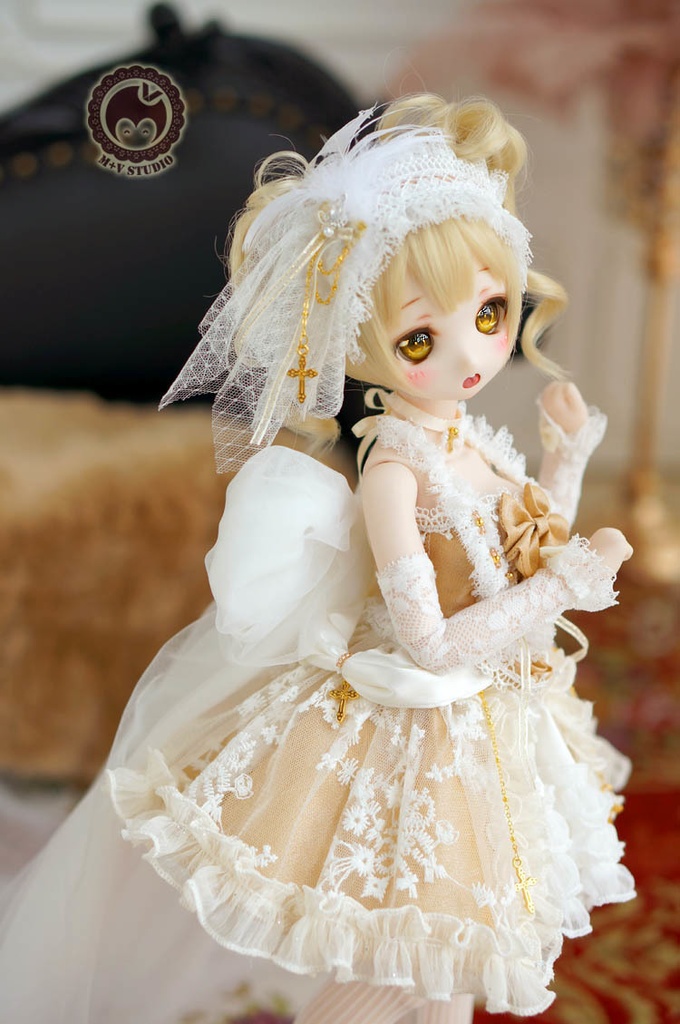 MDD(S/M胸)、バラのゴシックドレス8点セット★限定