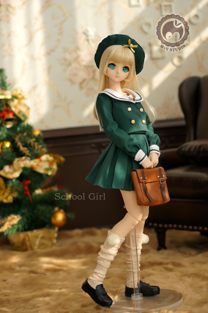 DD、DDS (SS/S/M/L胸)可愛いマリン風制服4点セット