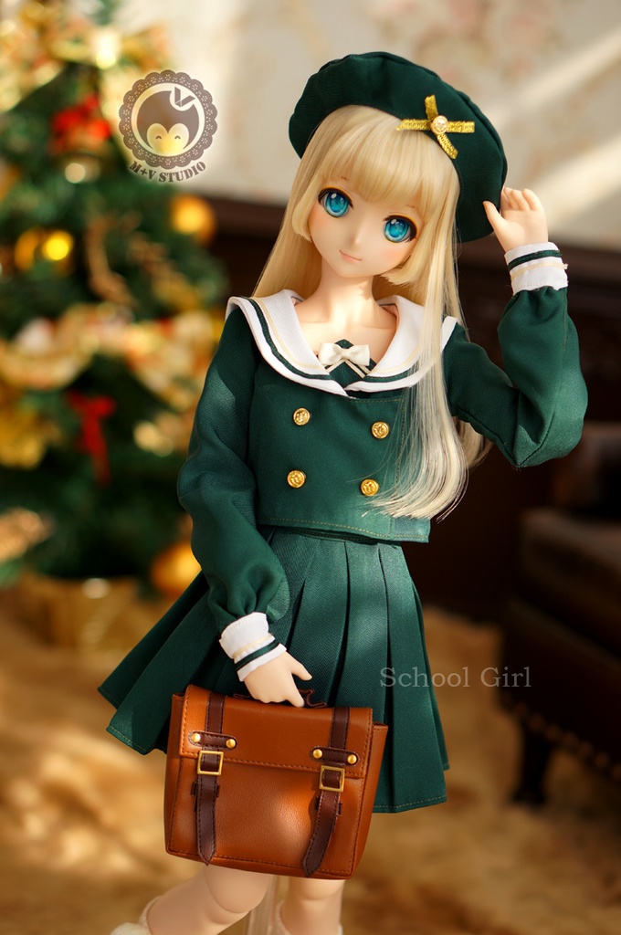 DD、DDS (SS/S/M/L胸)可愛いマリン風制服4点セット