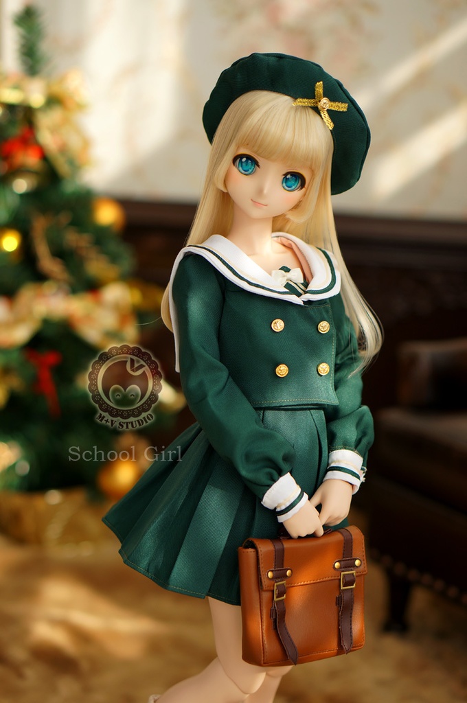 DD、DDS (SS/S/M/L胸)可愛いマリン風制服4点セット