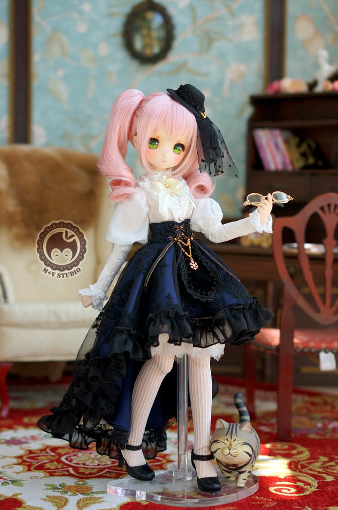 MDD (S/M胸)、ゴシックドレス5点セット