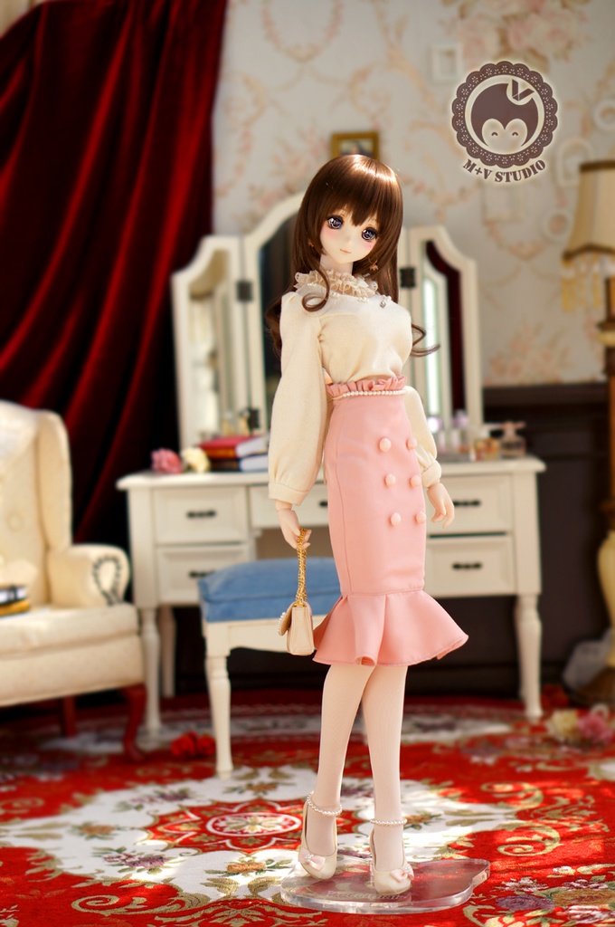 DD (S/M/L胸)、お嬢様系お洋服4点セット