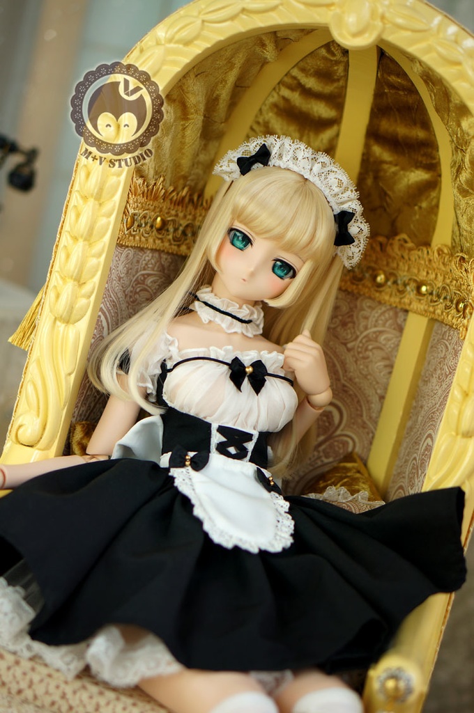 8. ドール アウトフィット ピンク MDD ドルフィードリーム メイド服スーパードルフィー