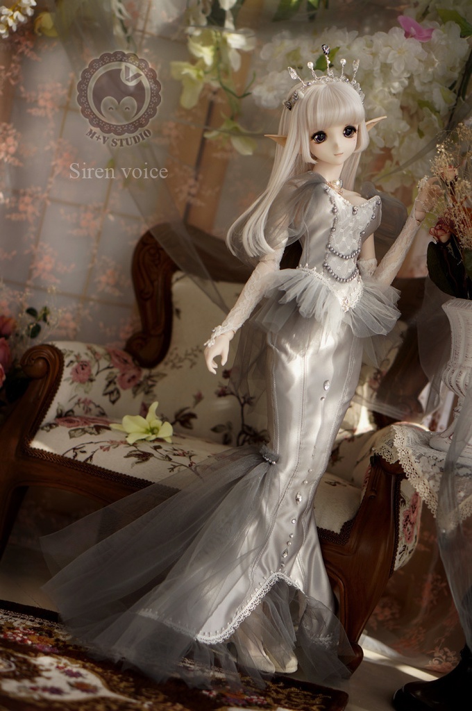 DDS(L/寄せ胸)、DD (L/寄せ胸)人魚姫ドレス7点セット