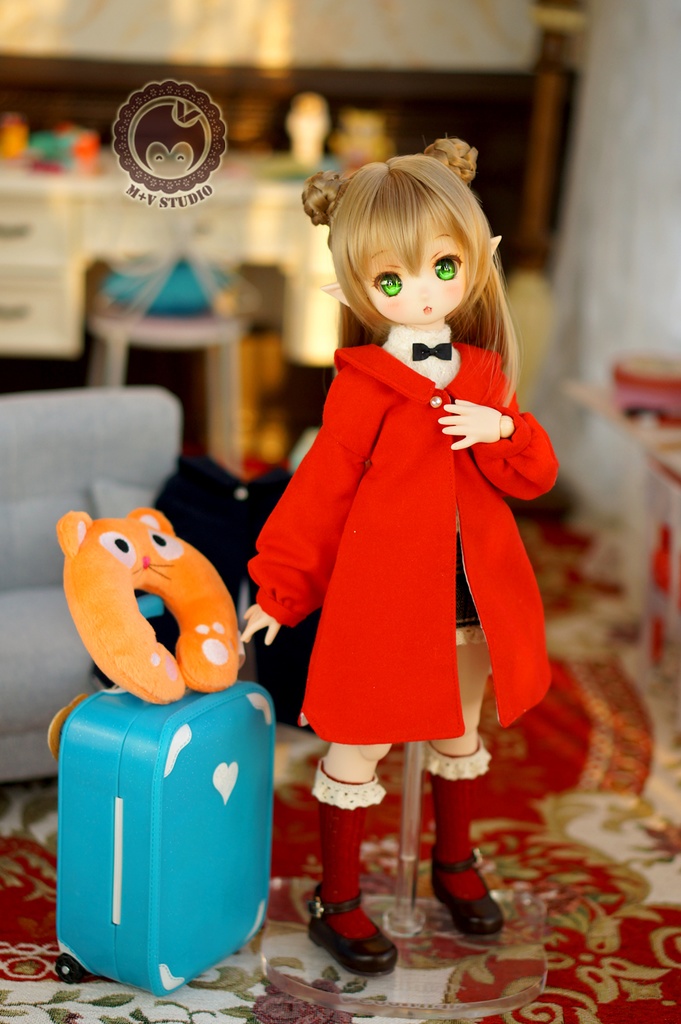 MDD(S/M胸)・秋冬お出かけ4点セット★ネイビー