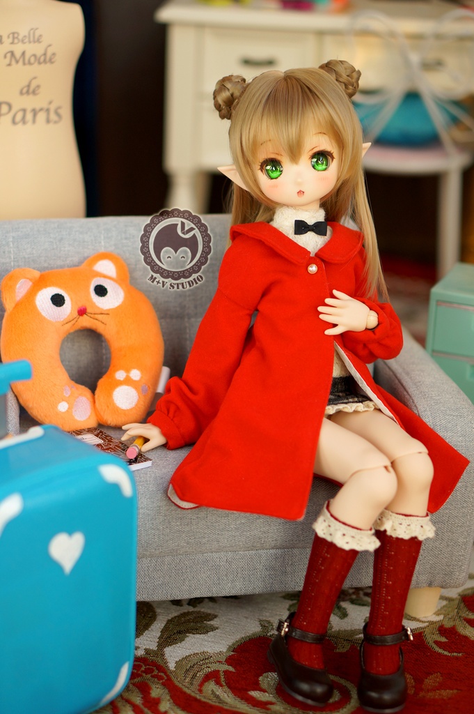 MDD(S/M胸)・秋冬お出かけ4点セット★ネイビー