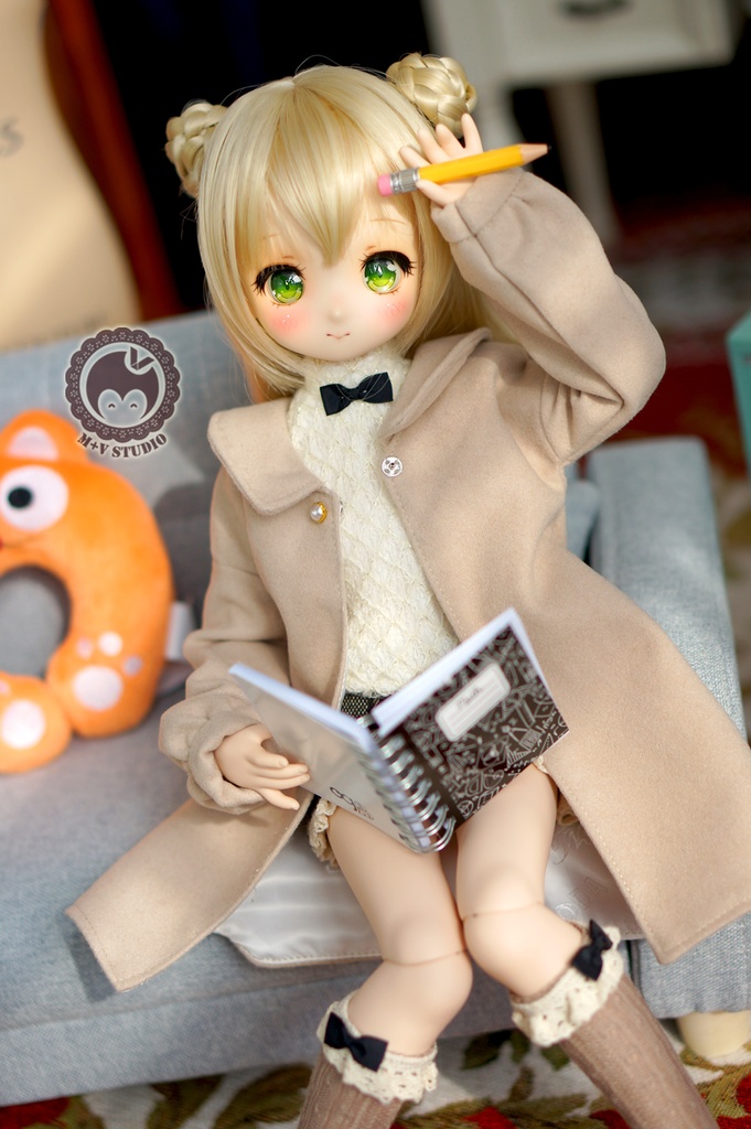 MDD(S/M胸)・秋冬お出かけ4点セット★ネイビー