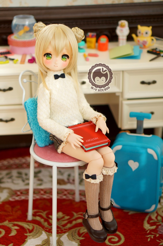 MDD(S/M胸)・秋冬お出かけ4点セット★ネイビー