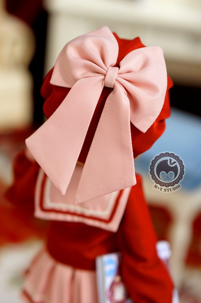 MDD (S/M胸)可愛いリボン付き制服4点セット