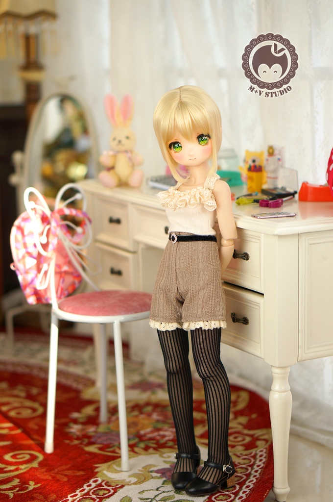 MDD(S/M胸)秋冬、可愛いニットのお洋服4点セット