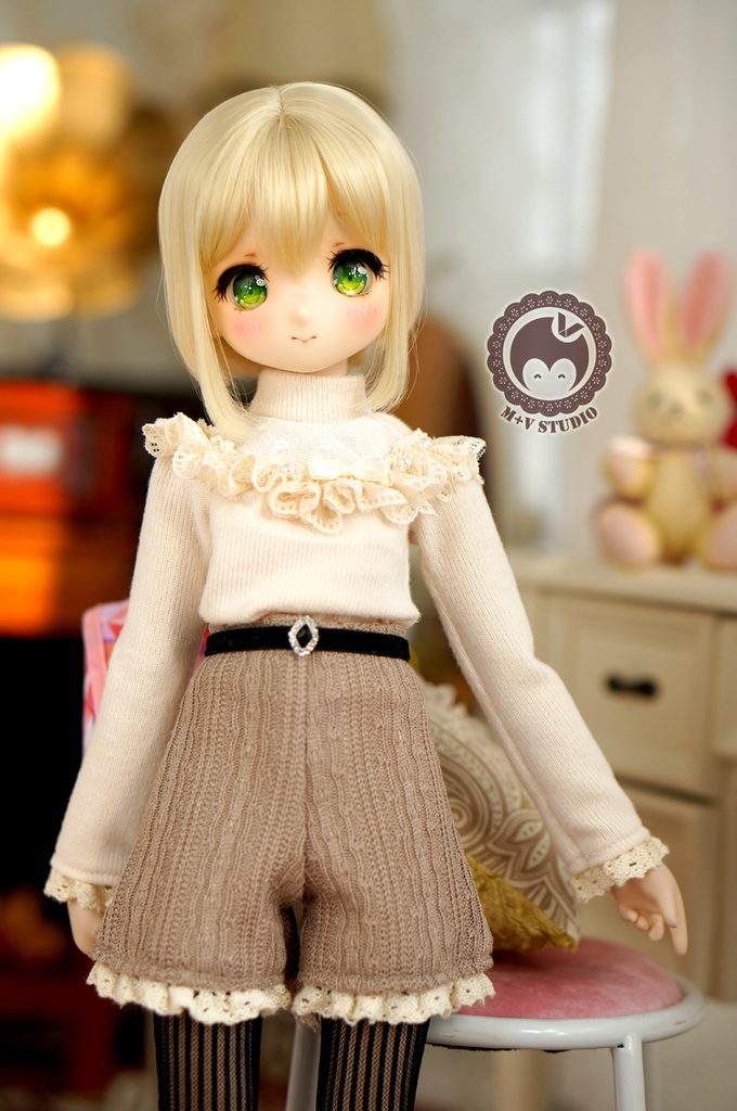 MDD(S/M胸)秋冬、可愛いニットのお洋服4点セット