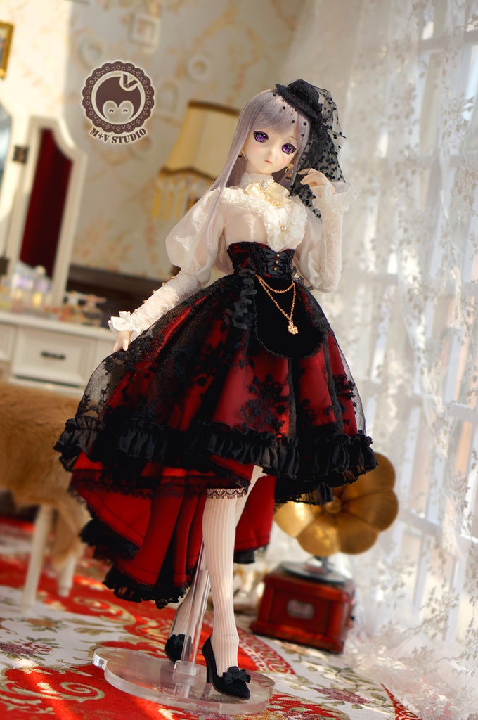 セレクトショップ WY54 BJD 1/4 ドール 衣装 人形服 3点セット