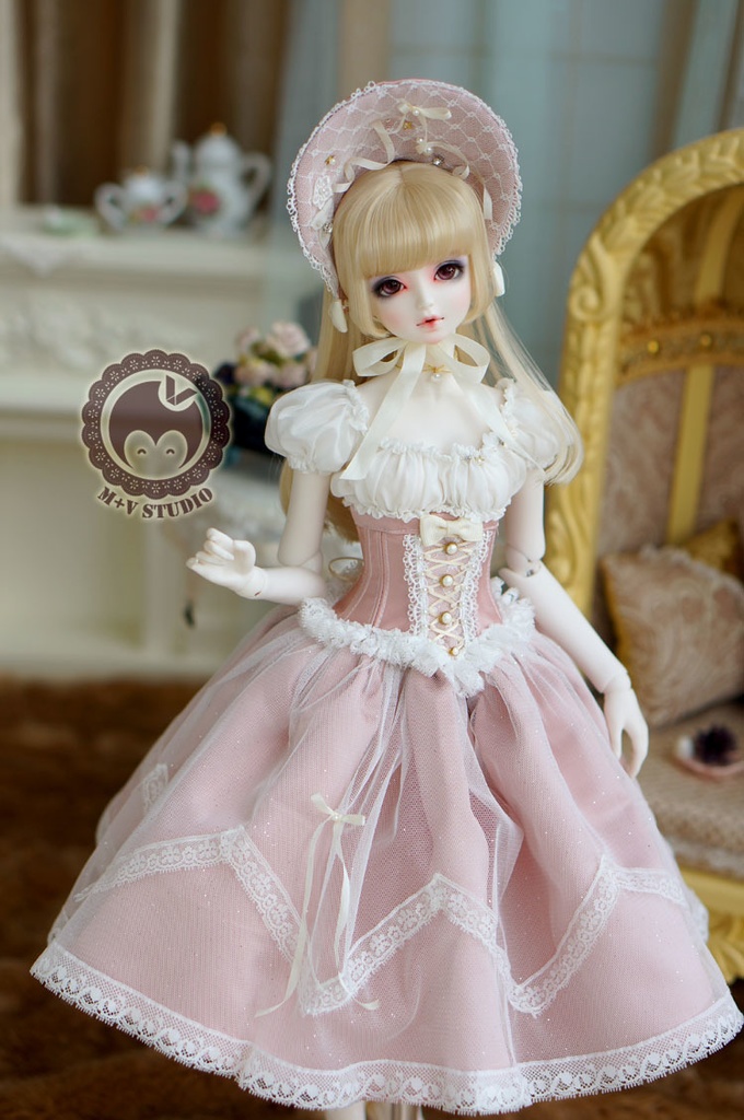 SD16、DD (M/L/L寄せ胸)、ビスチェドレスお洋服7点セット