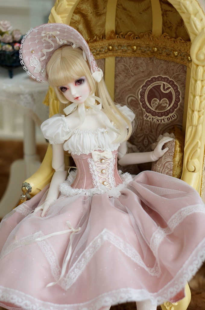 SD16、DD (M/L/L寄せ胸)、ビスチェドレスお洋服7点セット