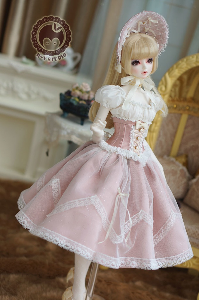 SD16、DD (M/L/L寄せ胸)、ビスチェドレスお洋服7点セット