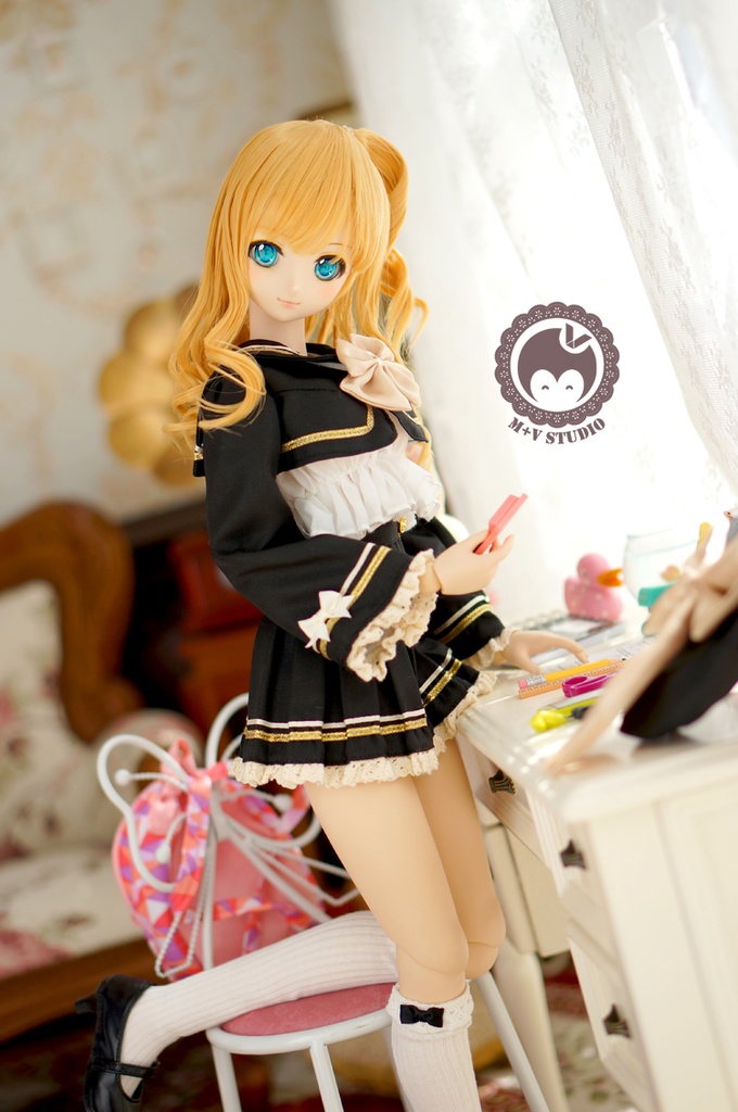 DDS（L）、DD（L胸/寄せ胸）可愛い魔法学校の制服５点セット