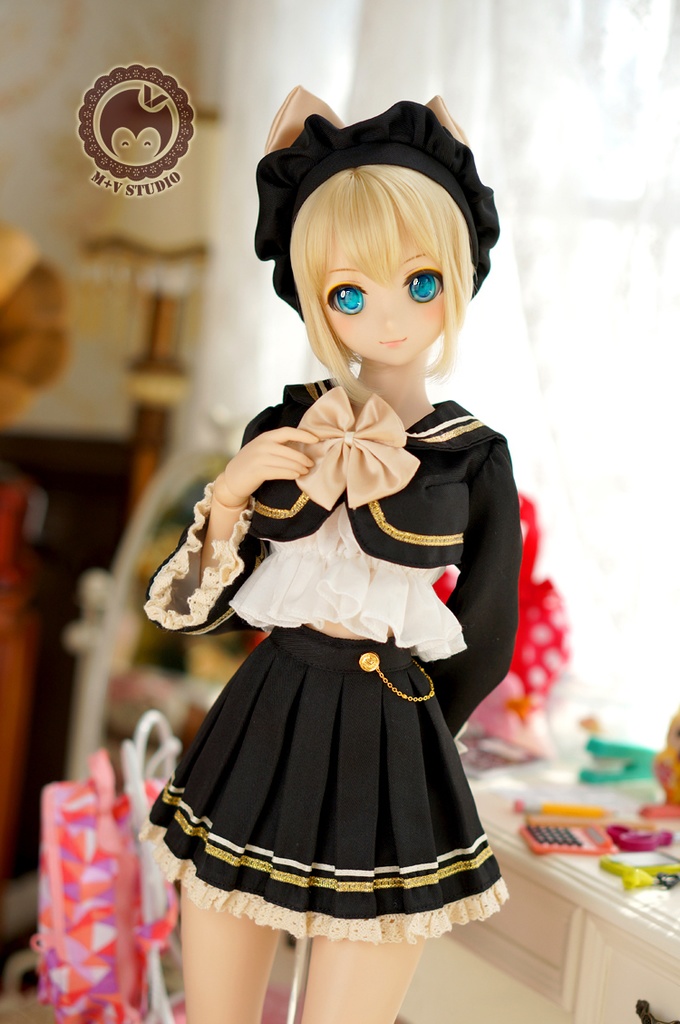 DDS（L）、DD（L胸/寄せ胸）可愛い魔法学校の制服５点セット