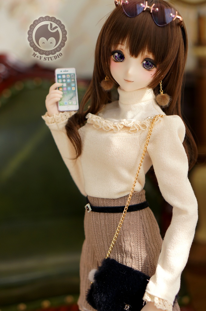 DD(S/M/L胸)秋冬、可愛いニットのお洋服4点セット