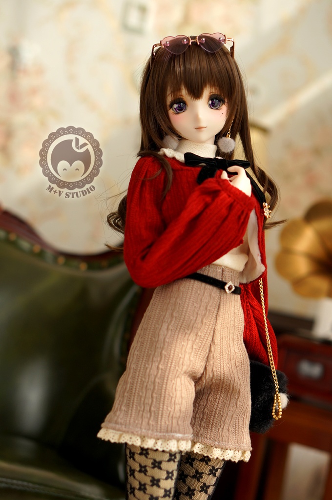 DD(S/M/L胸)秋冬、可愛いニットのお洋服4点セット