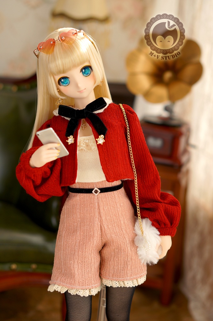 DD(S/M/L胸)秋冬、可愛いニットのお洋服4点セット