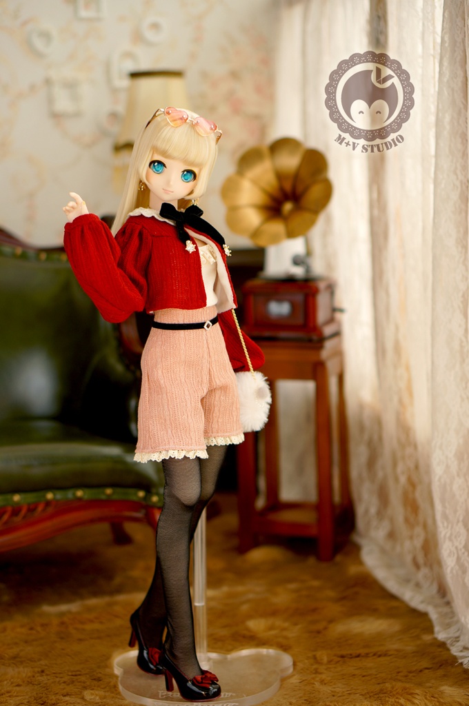 DD(S/M/L胸)秋冬、可愛いニットのお洋服4点セット