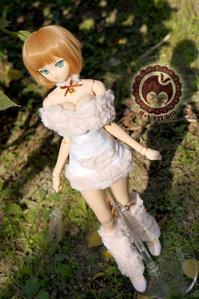 DD(L/寄せ胸）DDdy可愛いうさぎちゃんのモコモコお洋服４点セット