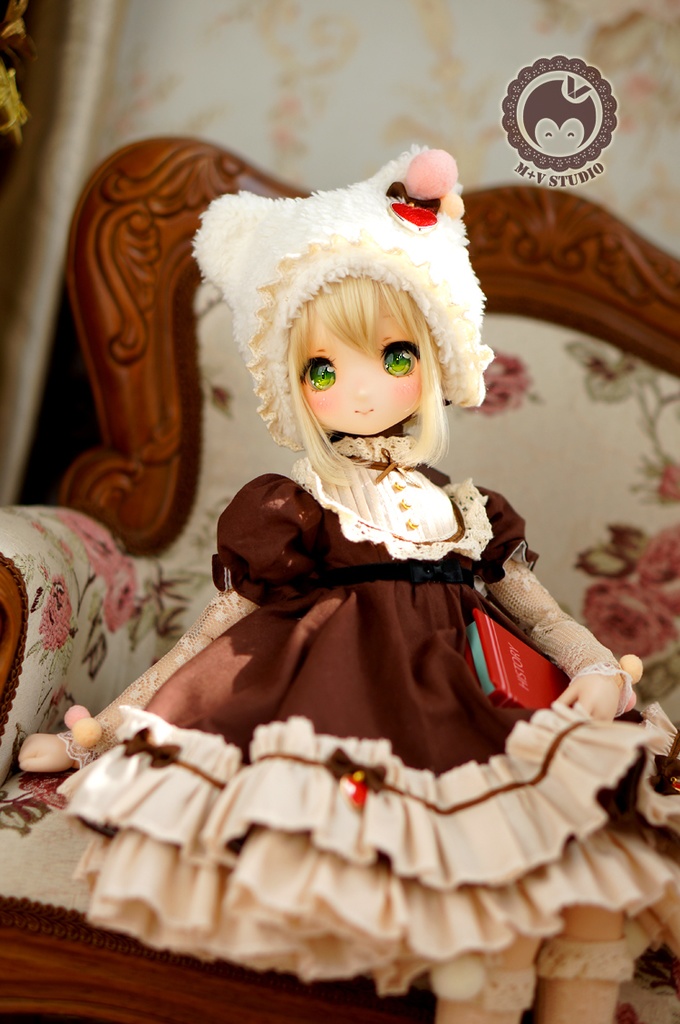 MDD (S/M胸)可愛いくまのワンピース４点セット