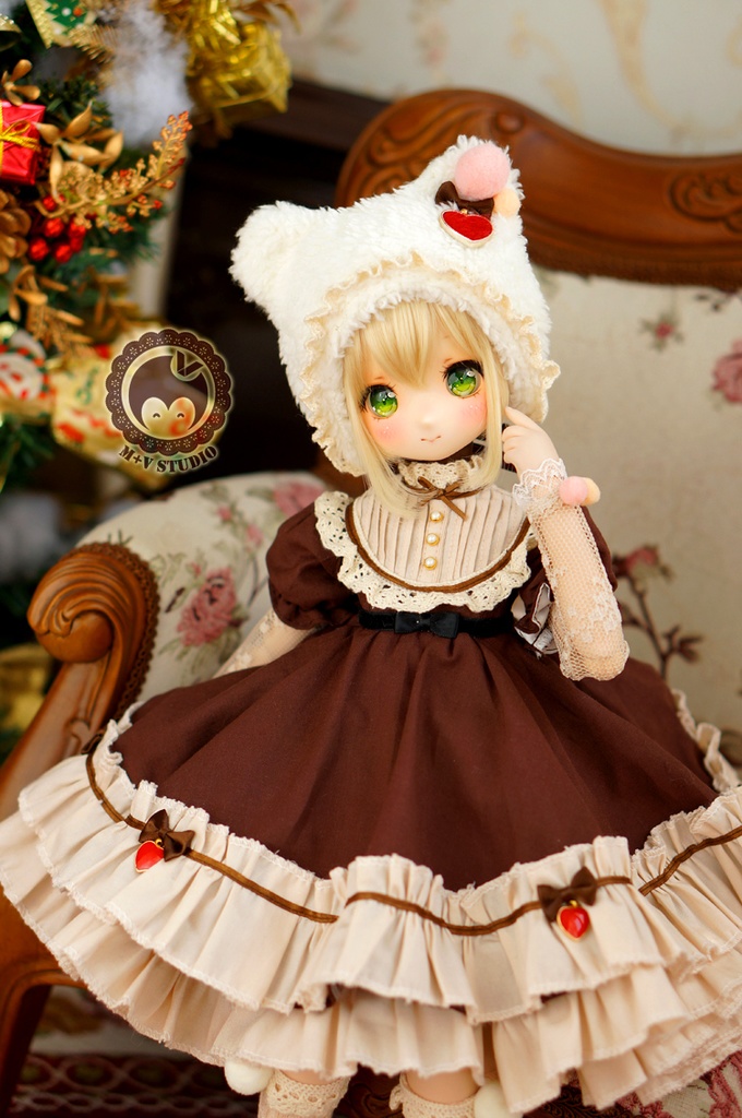 ディーラー様製 1/4 ドール用 MDD SDM アウトフィット 服 ワンピース 