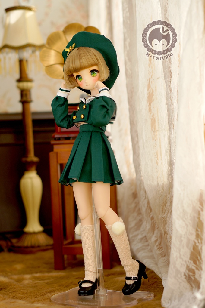 MDD (S/M胸)可愛いマリン風制服4点セット