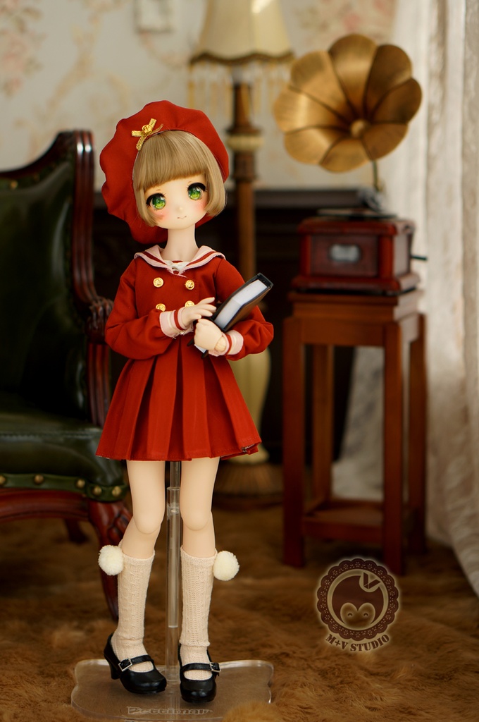 MDD (S/M胸)可愛いマリン風制服4点セット