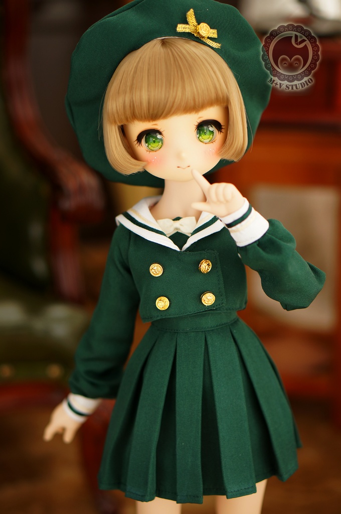 MDD (S/M胸)可愛いマリン風制服4点セット