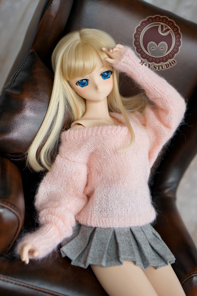 DD,DDS,DDDY,SDGR,SD16ドール衣装 ドルフィードリーム ニットワンピース