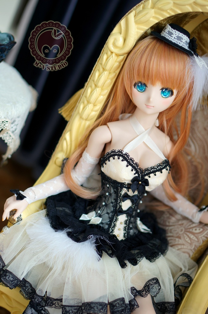 DDS、DD(L/寄せ胸)、DDdy(L/寄せ胸)、後ろリボンコルセットドレス8点セット