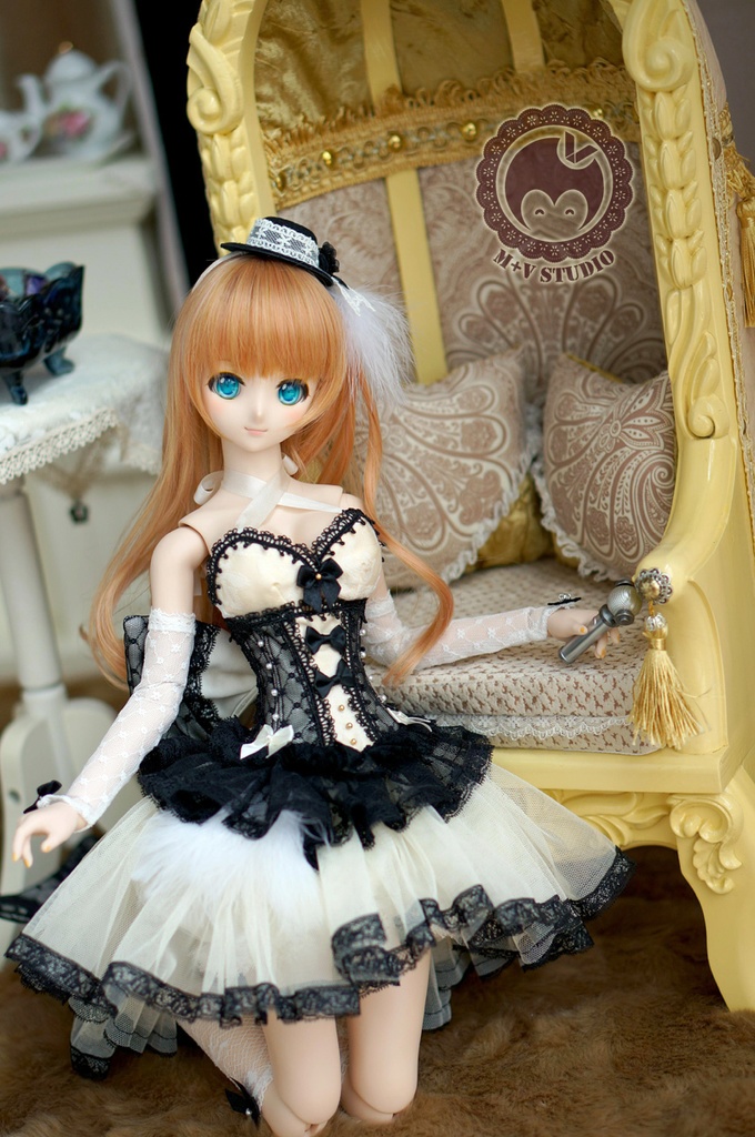 DDS、DD(L/寄せ胸)、DDdy(L/寄せ胸)、後ろリボンコルセットドレス8点セット