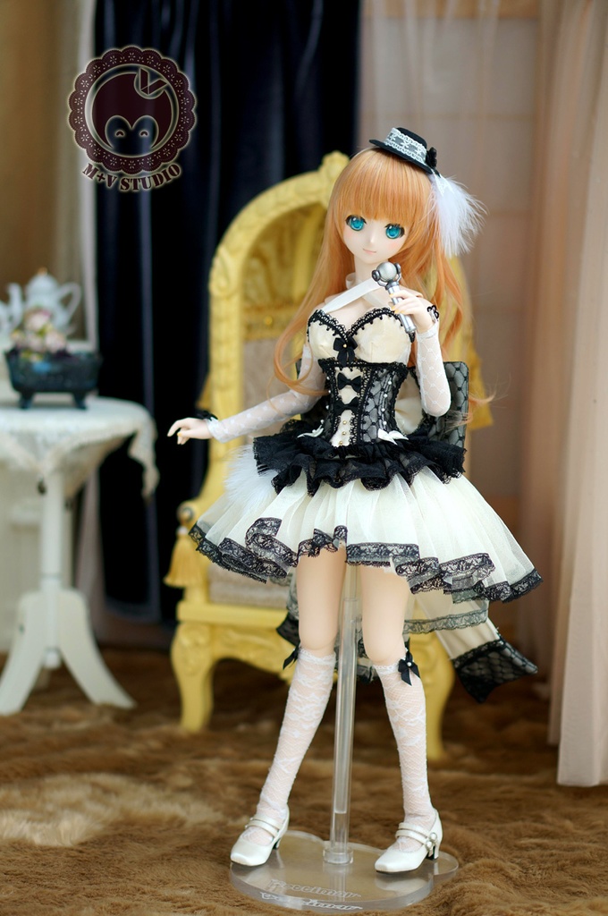 DDS、DD(L/寄せ胸)、DDdy(L/寄せ胸)、後ろリボンコルセットドレス8点セット