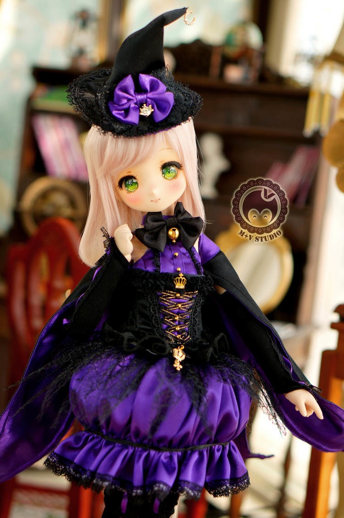 MDD (S/M)、ネコちゃんのハロウィンかぼちゃんドレス10点セット - 喵屋