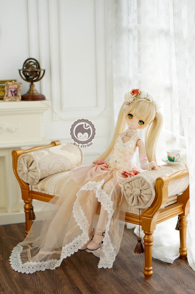 MDD(S/M胸)、ゴージャスレースドレス9点セット