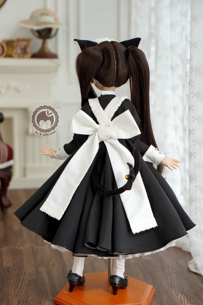 MDD (S胸)、かわいい猫メイドさん5点セット