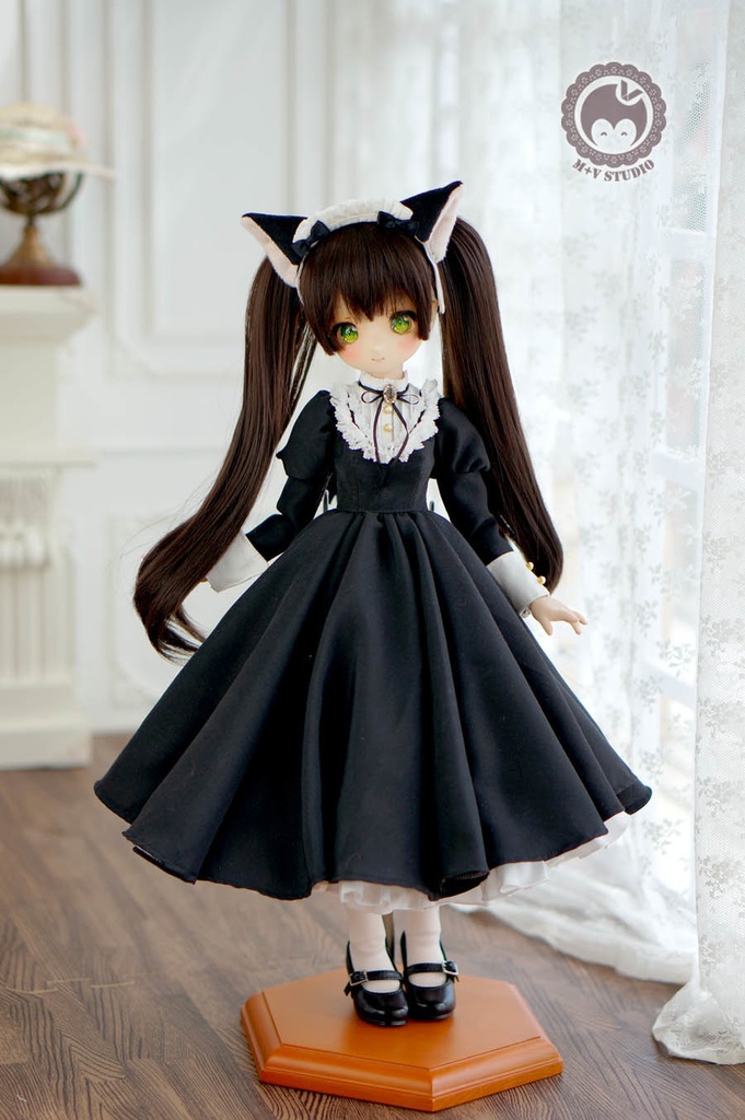 MDD (S胸)、かわいい猫メイドさん5点セット