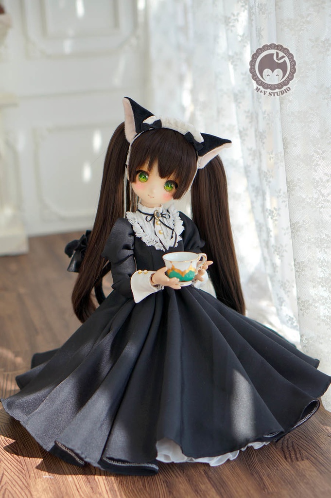 MDD (S胸)、かわいい猫メイドさん5点セット