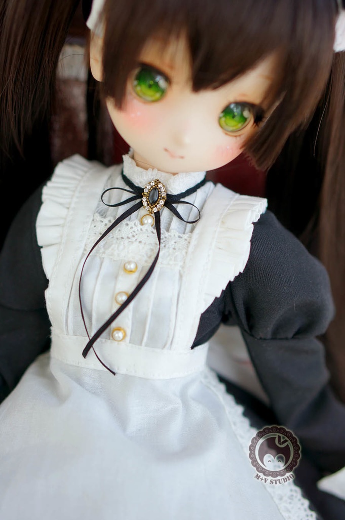 MDD (S胸)、かわいい猫メイドさん5点セット