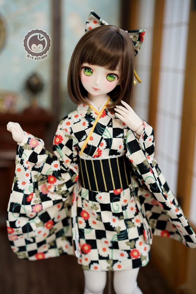 大正ロマン和風卒業式メイド服袴9点セット★雛菊