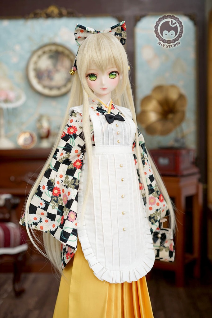 大正ロマン和風卒業式メイド服袴9点セット★雛菊