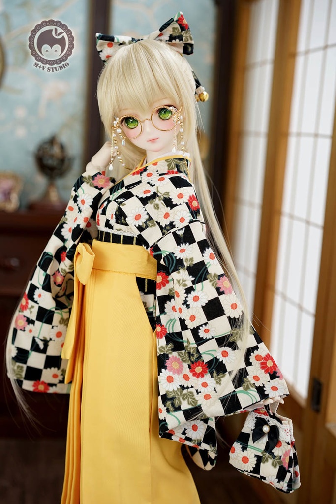 大正ロマン和風卒業式メイド服袴9点セット★雛菊