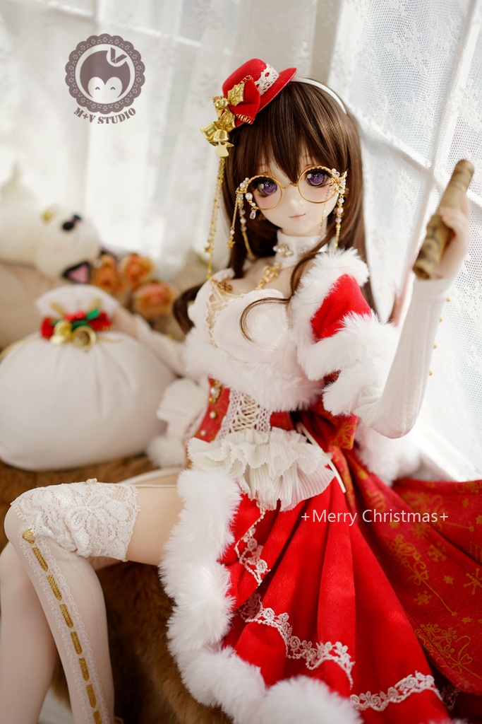 DD(M/L/寄せ胸)、DDdy、胸元セクシー風クリスマスお洋服11点セット