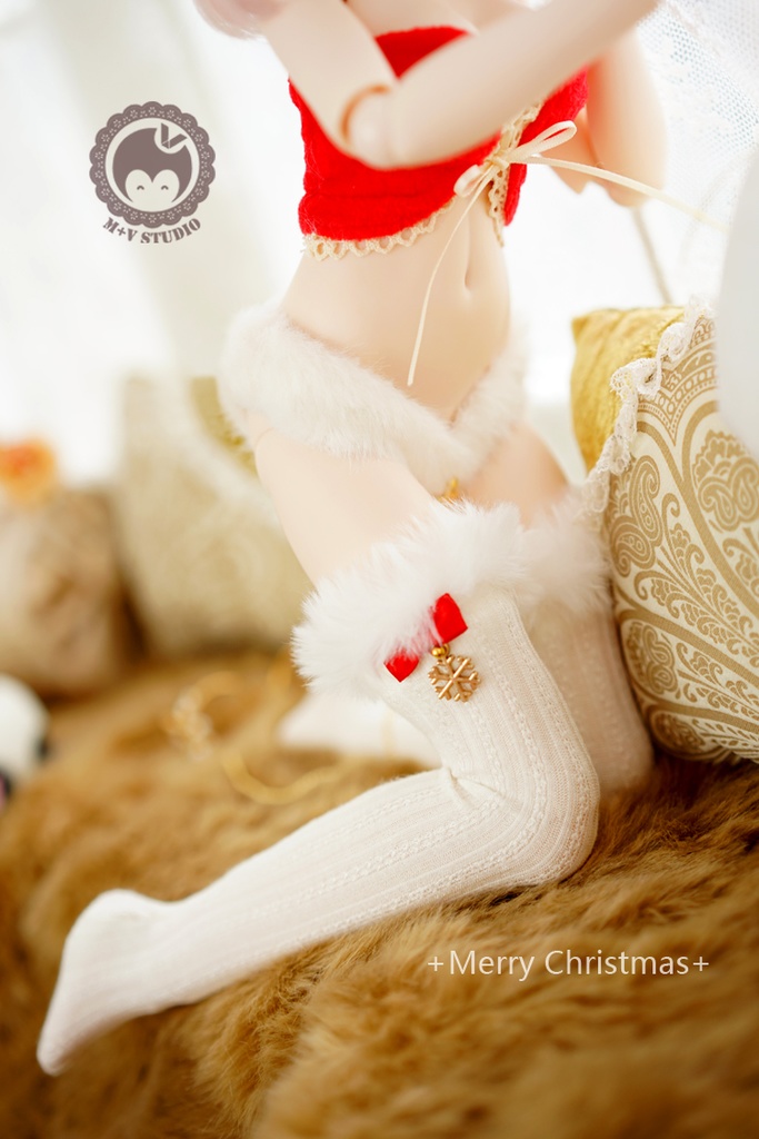 MDD(S/M/L)、MSD(S/M/L)胸元セクシー風クリスマスお洋服11点セット