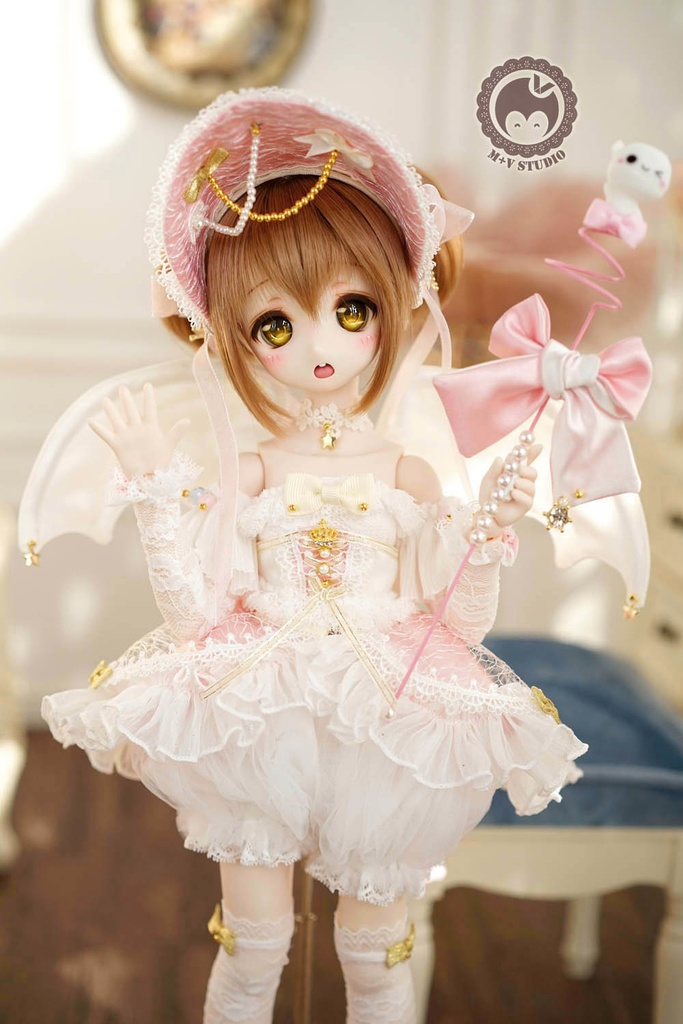 MDD(S胸)、純潔な可愛いヴァンパイアちゃんドレス10点セット