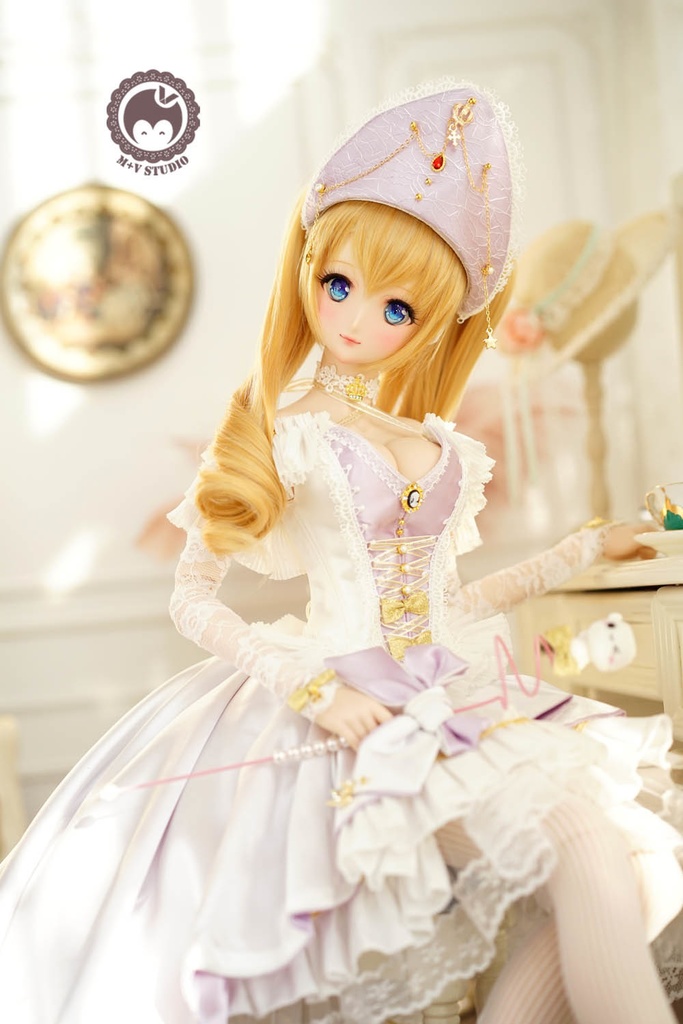 DD(L/寄せ胸)、DDdy、純潔な女王ヴァンパイアさんドレス10点セット★